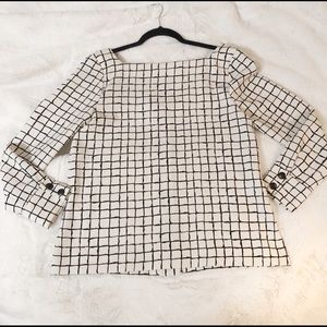 Zara Modern Button Back Long Sleeve Shirt